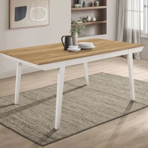 Nogales Rectangular 71-inch Wood Dining Table Off White