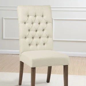 Douglas Upholstered Dining Side Chair Oatmeal (Set of 2)