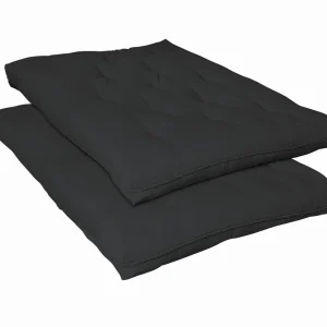 9" Premium Innerspring Futon Pad Black