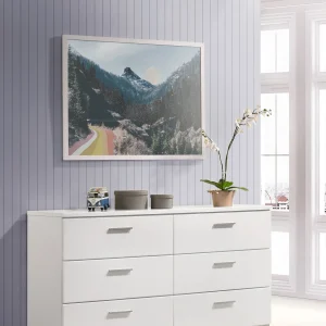 Felicity 6-drawer Dresser White High Gloss