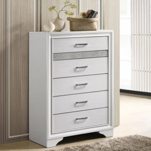 Miranda 5-drawer Bedroom Chest White