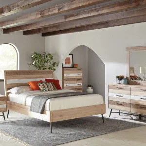 Marlow 5-piece Eastern King Bedroom Set Rough Sawn Multi