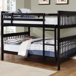 Chapman Wood Full Over Full Bunk Bed Black