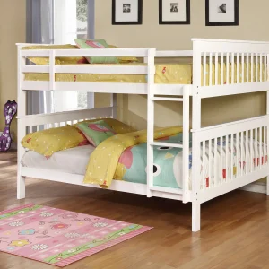 Chapman Wood Full Over Full Bunk Bed White