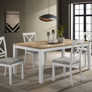 Hollis 5-7 piece Rectangular Dining Table Set