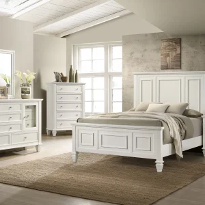 Sandy Beach 4-5 piece Queen Bedroom Set