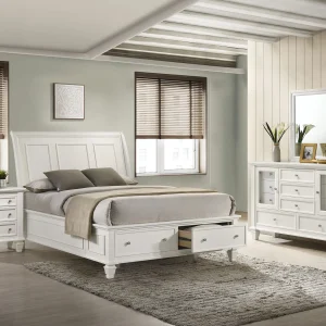 Sandy Beach 4-5 piece Queen Bedroom Set