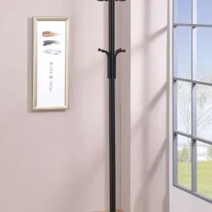 Maisel 91-inch Hanging Crystal Arc Tree Floor Lamp Black