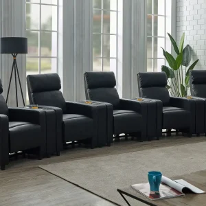 Toohey Upholstered Tufted Recliner Living Room Set