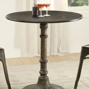 Oswego Round 30-inch Bistro Dining Table Bronze
