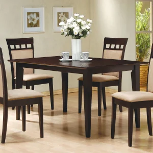 Gabriel 5-piece Rectangular 59-inch Dining Set Cappuccino