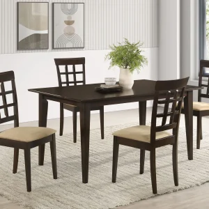 Gabriel 5-piece Rectangular 59-inch Dining Set Cappuccino