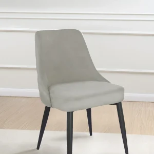 Cosmo Upholstered Dining Side Chair Light Grey (Set of 2)