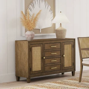 Matisse 4-drawer Sideboard Buffet Cabinet Light Brown