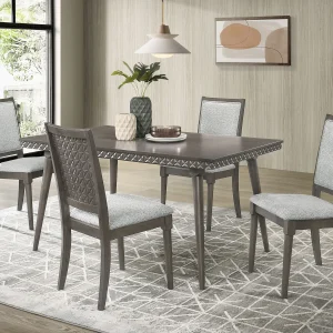 Onslow 5-piece 59-inch Rectangular Dining Set Dark Brown