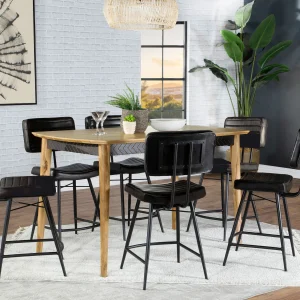 Partridge 7-piece Counter Dining Set Sheesham and Espresso