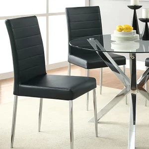 Maston Upholstered Dining Side Chair Black (Set of 4)