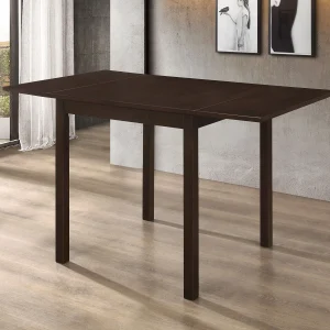 Kelso Rectangular 52-inch Extension Dining Table Cappuccino