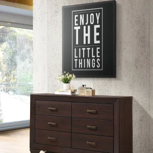 Kauffman 6-drawer Dresser Dark Cocoa