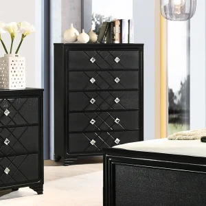 Penelope 5-drawer Bedroom Chest Midnight Star