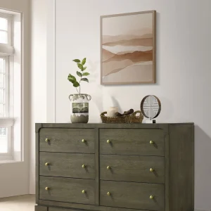 Gran Park 6-drawer Dresser Cabinet Dark Cocoa