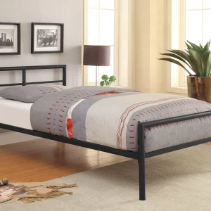 Fisher Metal Twin Open Frame Bed Gunmetal
