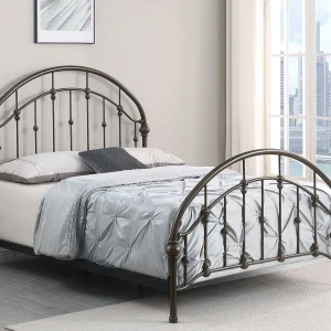 Rowan Metal Full Open Frame Bed Dark Bronze