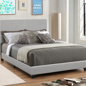 Dorian Upholstered Queen Panel Bed Grey