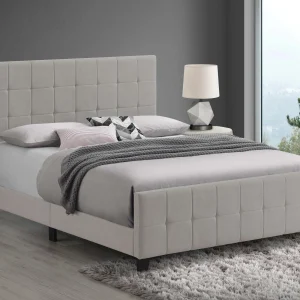 Fairfield Upholstered Queen Panel Bed Beige