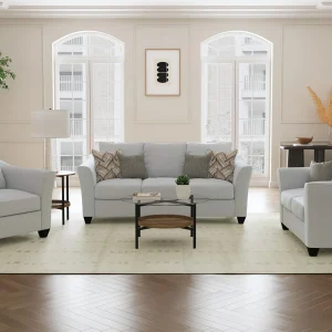 Salizar 2-3 piece Upholstered Flared Arm Sofa Set