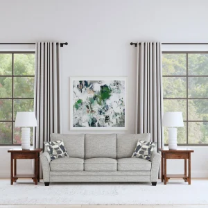 Tomkins Boucle Upholstered Sofa Light Grey