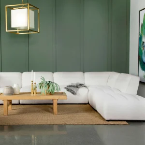 Sunny 6-piece Upholstered Modular Sectional Sofa Natural