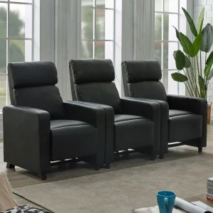 Toohey Upholstered Tufted Recliner Living Room Set