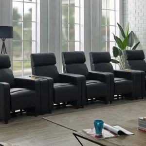 Toohey Upholstered Tufted Recliner Living Room Set