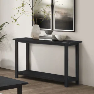 Payne Wood Entryway Sofa Console Table Java