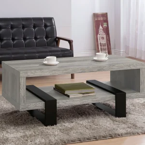 Dinard Engineered Wood Coffee Table Grey Driftwood