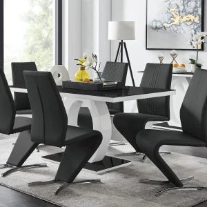 Ocean - Dining Chair - White/Black