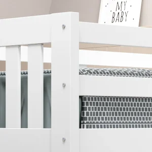 Austin Mission Twin over Twin White Bunkbed