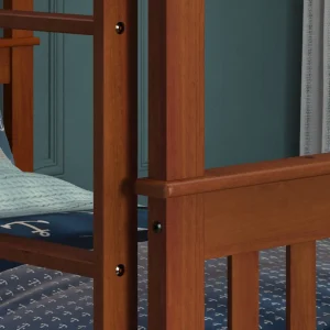 Erath Mission Full over Full Espresso Bunkbed