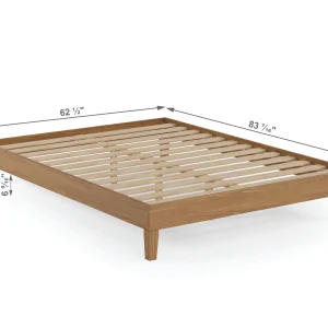 Queen Urban Oak Platform Bed