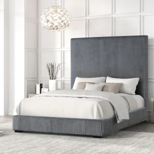 Sally - King Bed - Gray