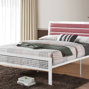 Clinton - Full Upholstered Bed - White
