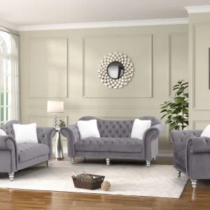Equinox - Loveseat - Gray