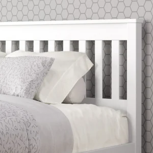 Contempo Mission Full White Bed