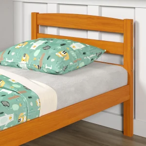 Econo Scandinavian Twin Honey Bed