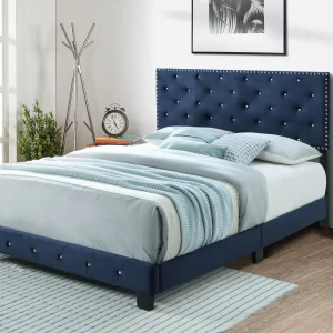 Starlett - Full Bed - Midnight Blue