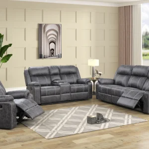 Lucca - Glider Recliner - Gray